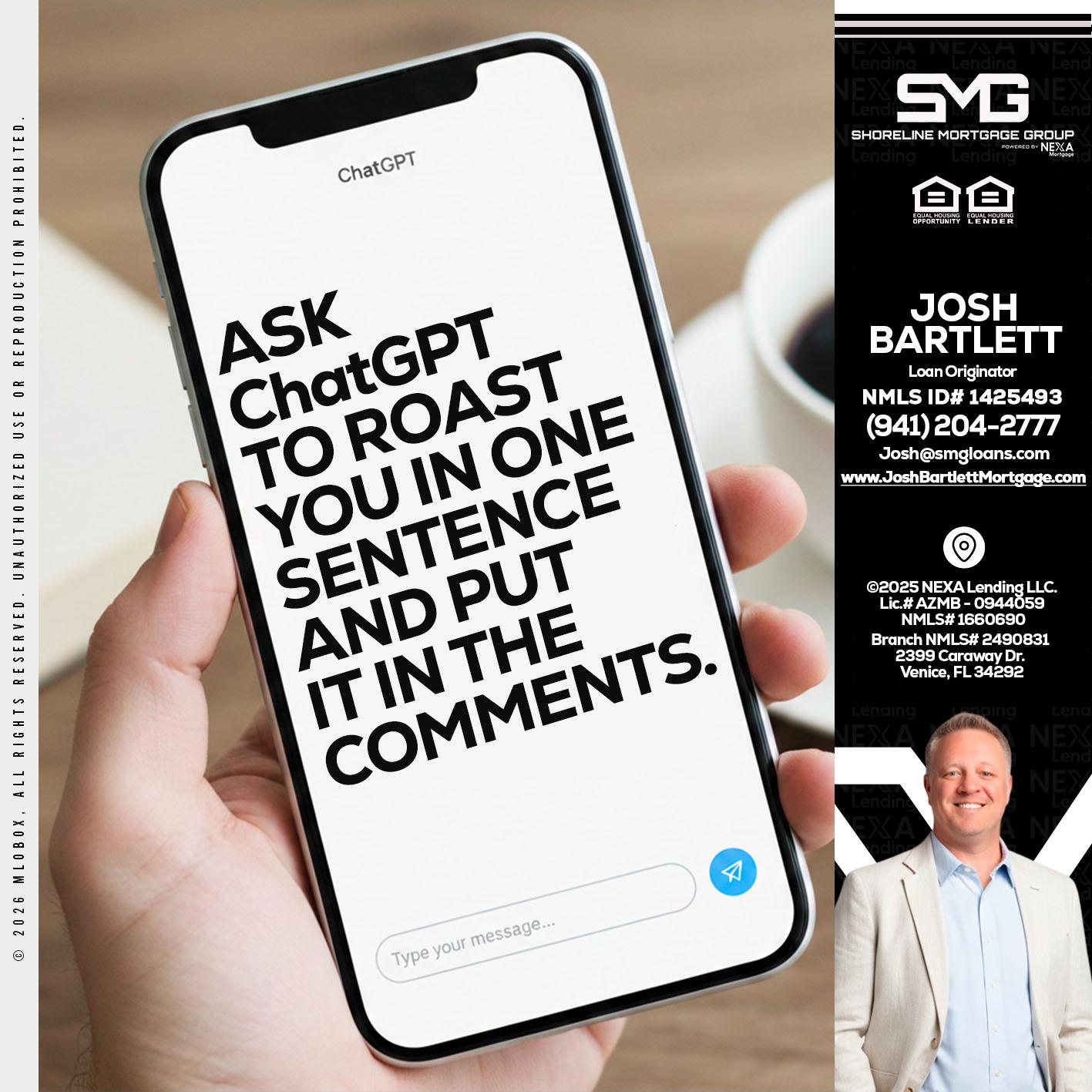 ask chatgpt - Josh Bartlett -Branch Manager/Mortgage Advisor