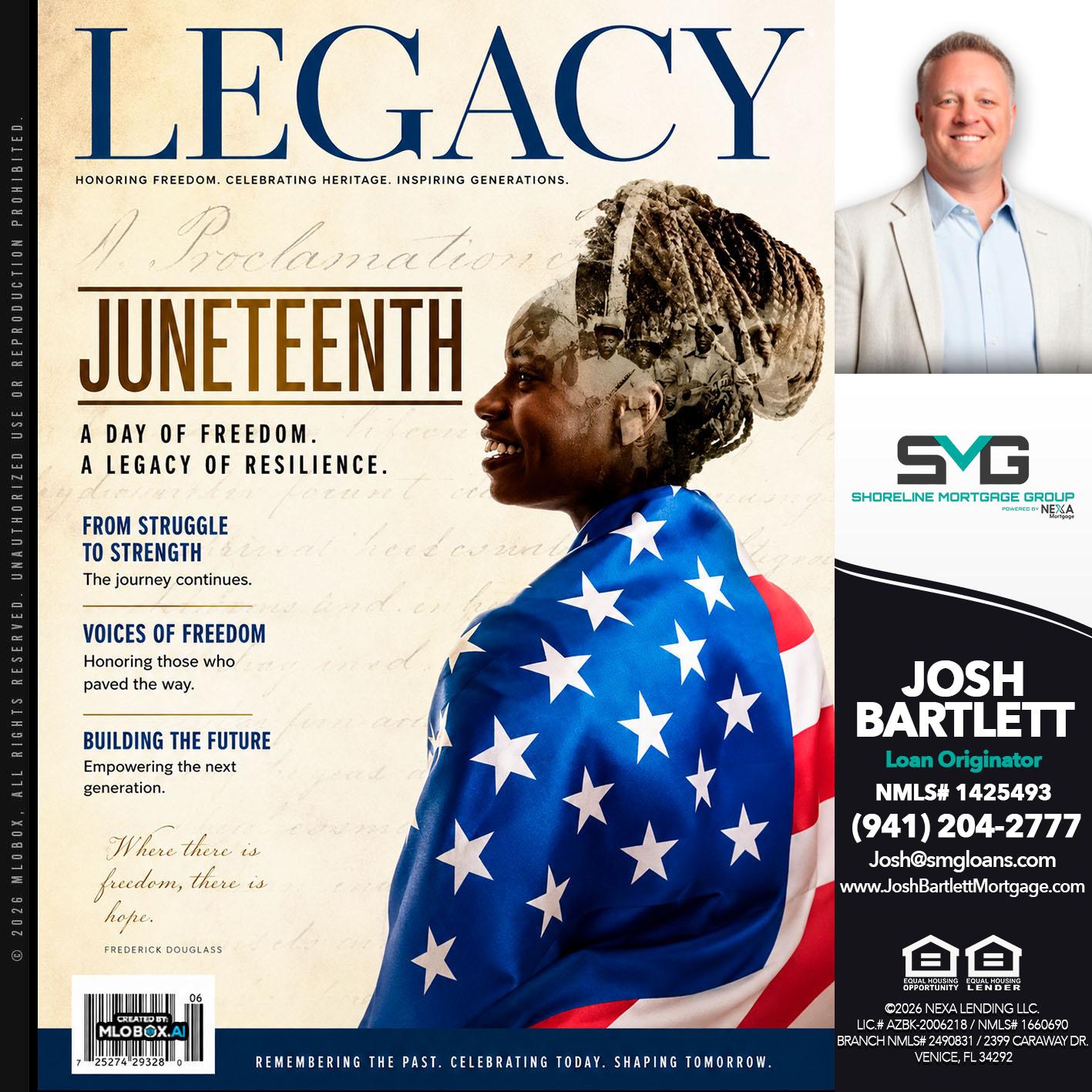 LEGACY - Josh Bartlett -Branch Manager/Mortgage Advisor