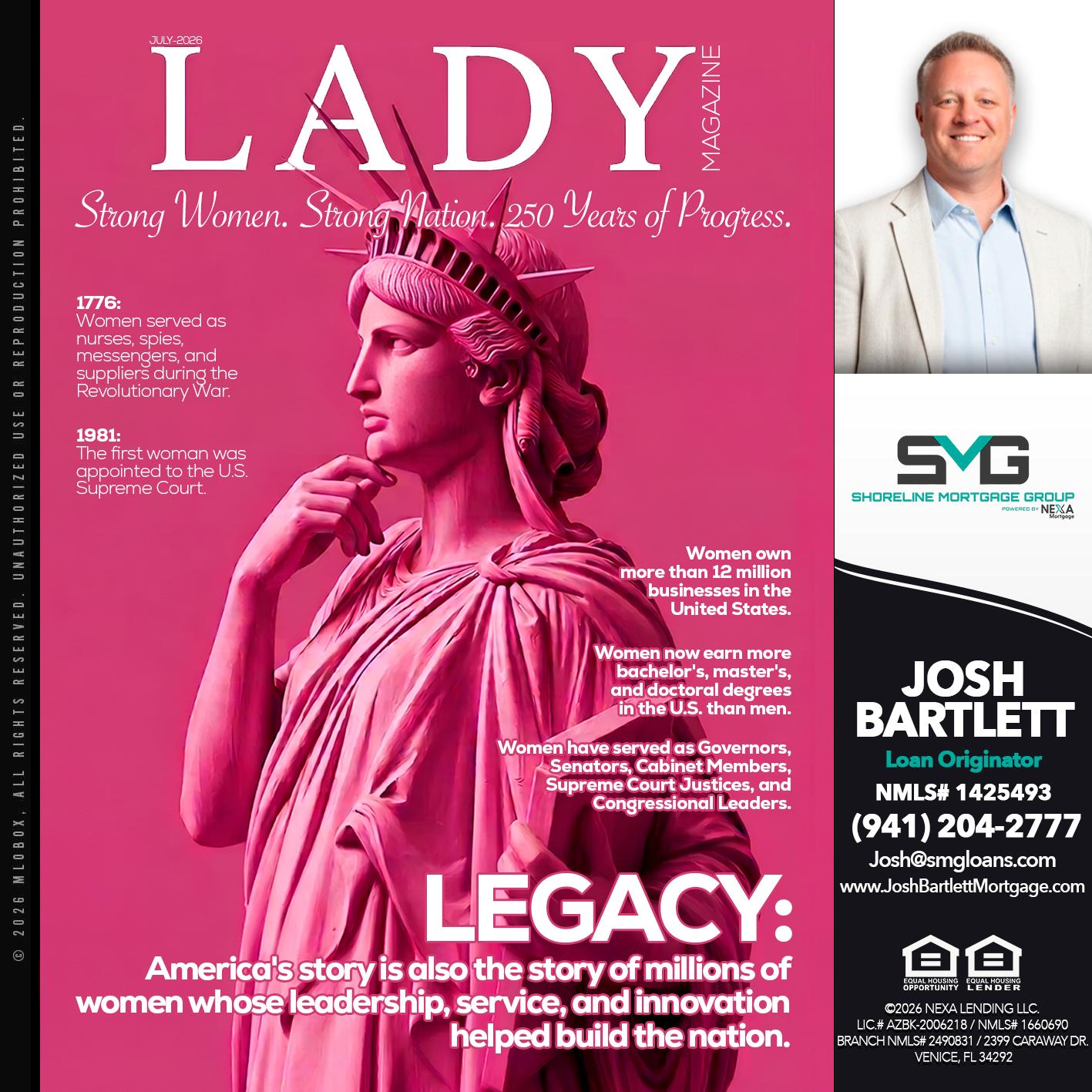 LADY LIBERTY! - Josh Bartlett -Branch Manager/Mortgage Advisor